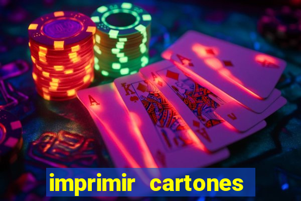 imprimir cartones de bingo